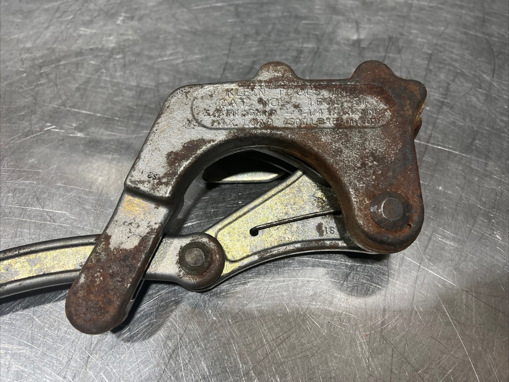 Vintage Klein Tools Grip Cable Wire Puller Cat 1685-31 / 7500LBS Used Surplus