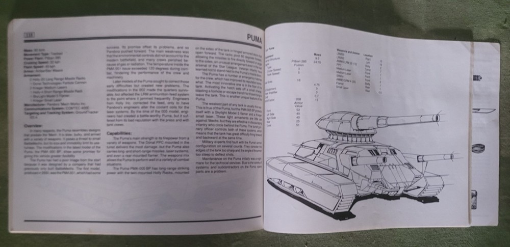 Battletech: Technical Readout 2750 FASA 1989 sourcebook #8613 Good condition