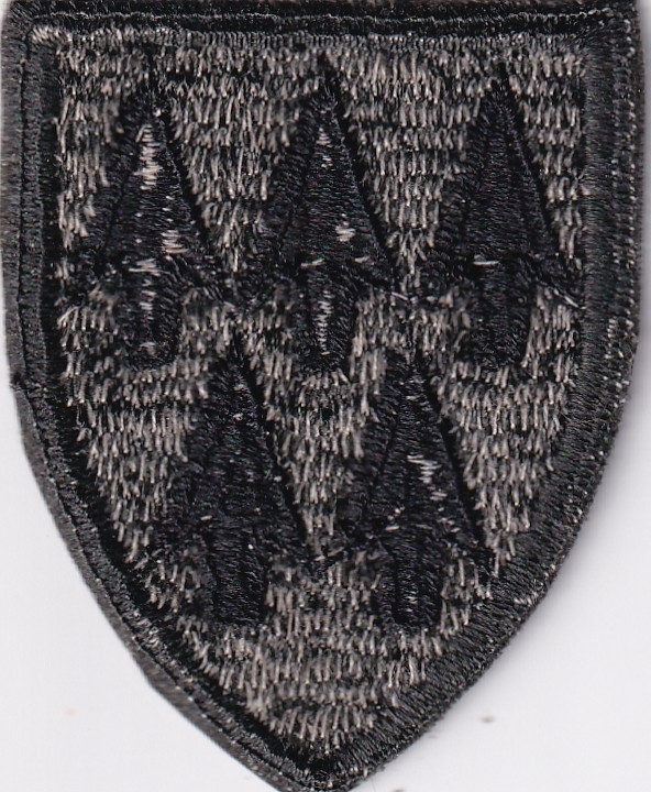 32nd ADCOM Air Defense Command patch cut edge subdued Vietnam era