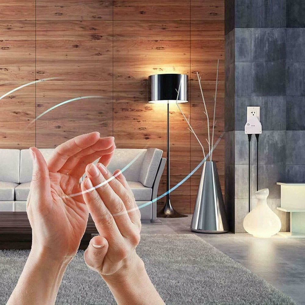Clapper Sound Activated Clap On/Off Light Switch Wall Socket Outlet Adapter