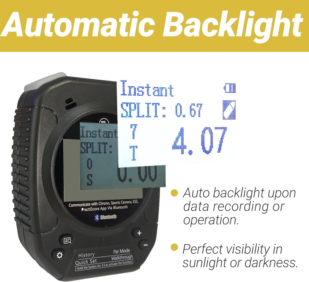 Shot Timer for Shooting - Upgraded Shooting Timer for Training & Dry Fire Practi