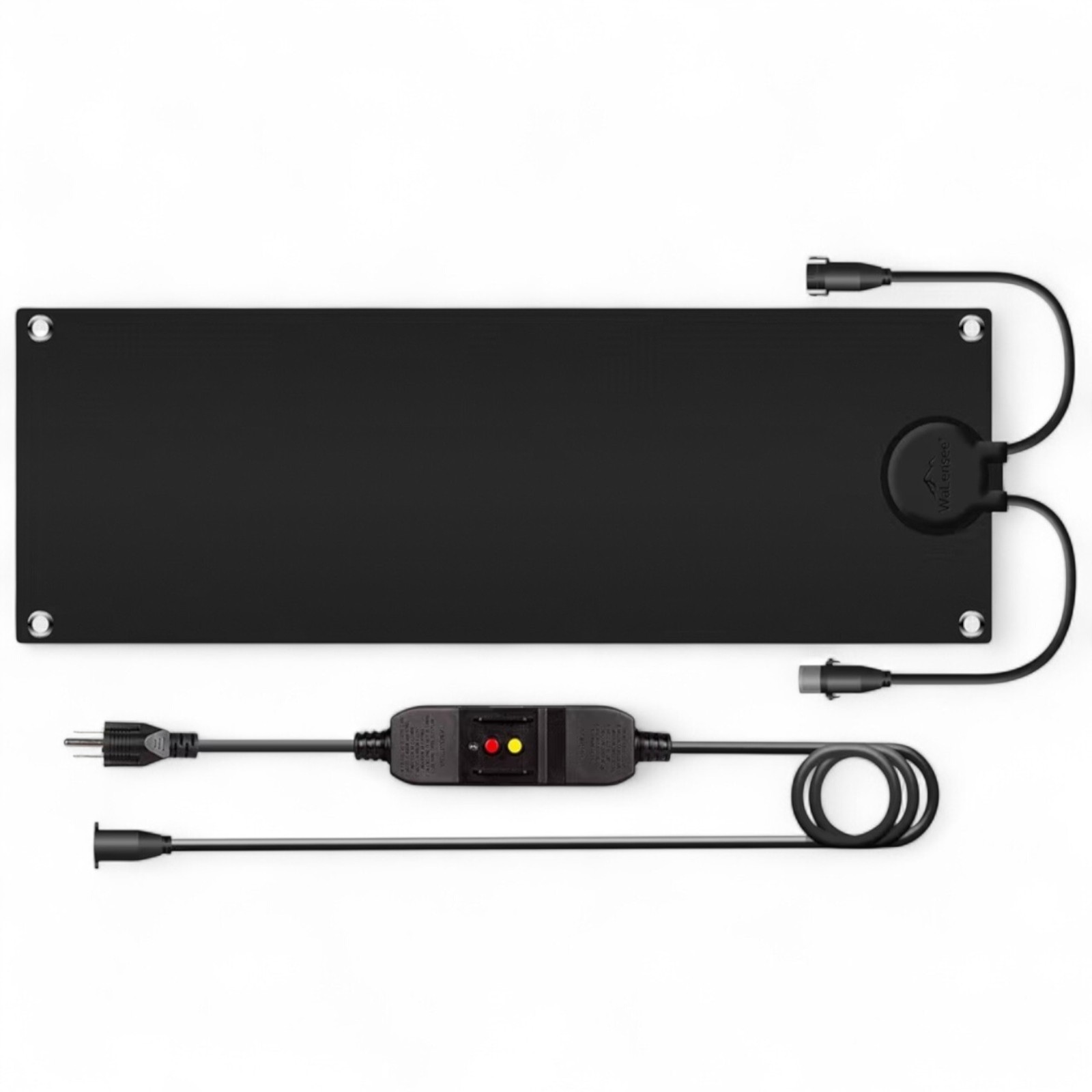 WALENSEE Snow Melting Mat for Stairs, 10"x30" Graphene Heated Outdoor Mat NEW