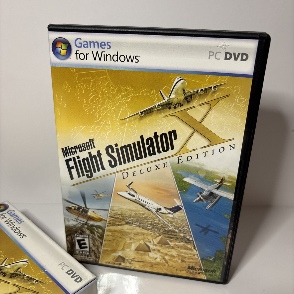 Microsoft 2006 Flight Simulator X Deluxe Edition PC Game Windows