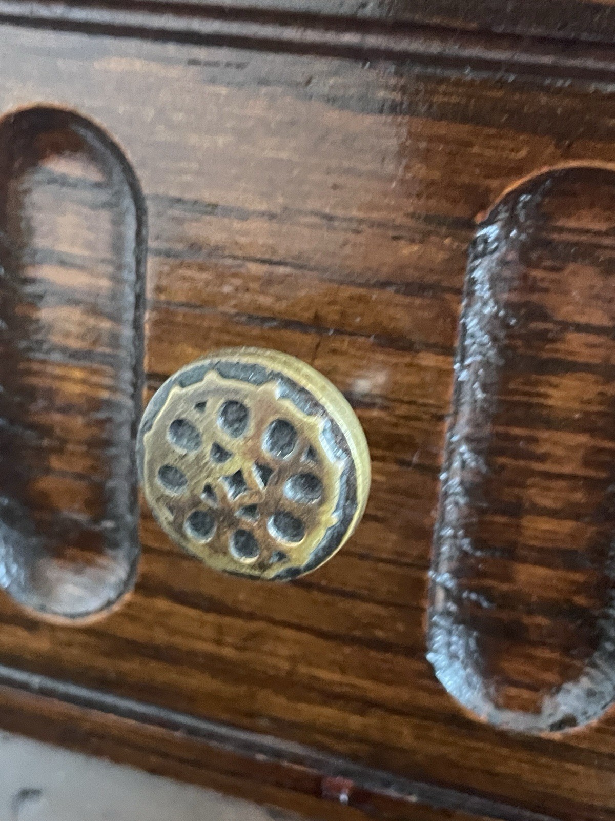 Antique VTG Limbert Art Furniture Nightstand Table with Drawer Glass On Top Rare