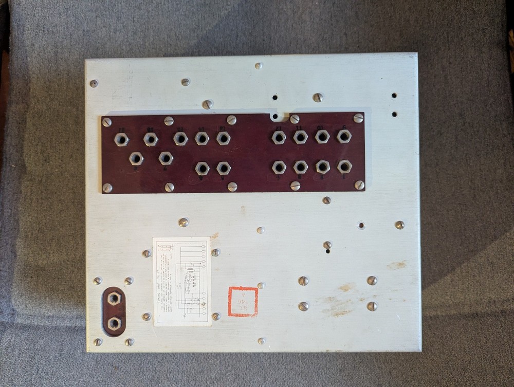 WWII Era Signal Corps BC-223-AX Radio Transmitter w/ TU-17-A Tuning Unit Vintage