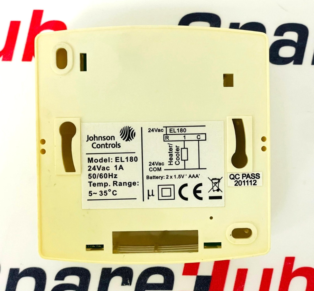 JOHNSON CONTROLS EL180 Temperature Controller