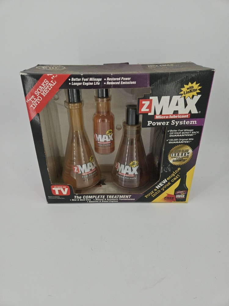 zMAX With Linkite Power System Micro Lubricant Trans Small Engine Fuel Formula