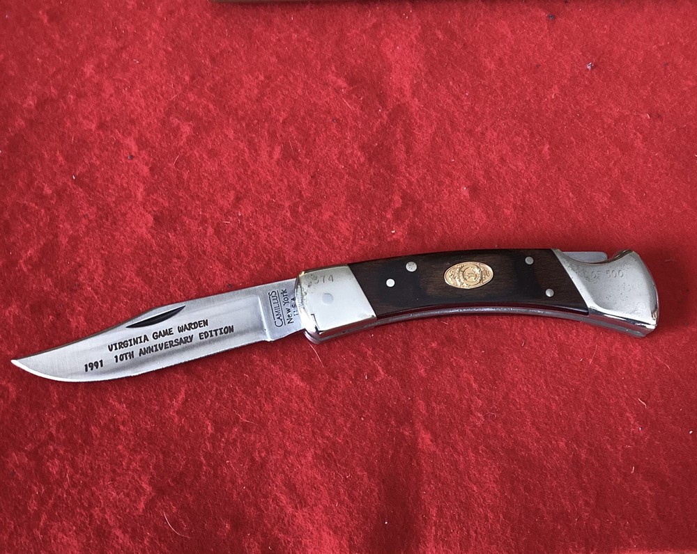 camillus Large Folder Va. Game Warden