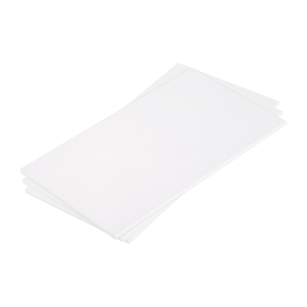 ABS Plastic Sheet 7 x 4 x 0.12" ABS Styrene Sheets White 3 Pcs