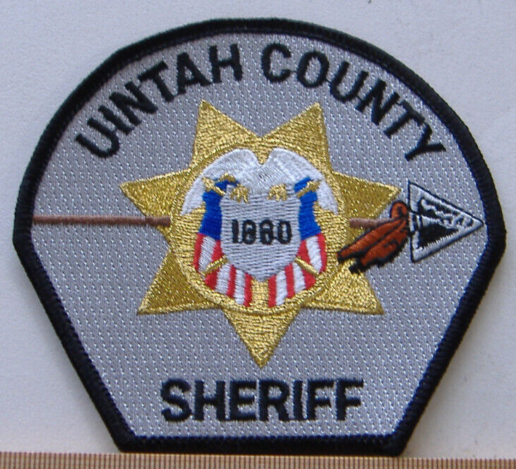 UINTAH  COUNTY  SHERIFF UTAH  FABRIC PATCH