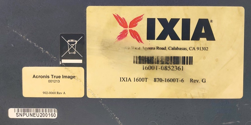 IXIA 1600T Traffic Generator/Performance Analyzer