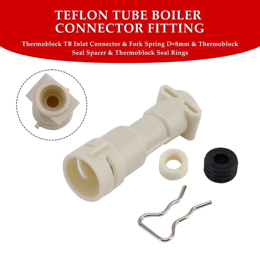 ThermoBlock Inlet Connector Kit for Philips Coffee Machine Water Heating Element