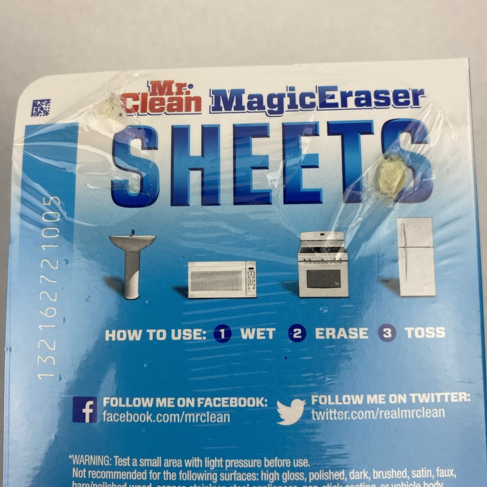 Mr. Clean Magic Eraser SHEETS 16 Count / 32 Total Thin Dry Sheets Multiple Avail