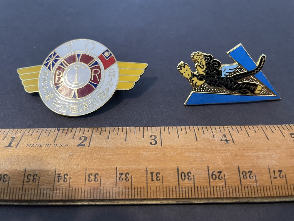 2 Flying Tiger Pins, Post WW II