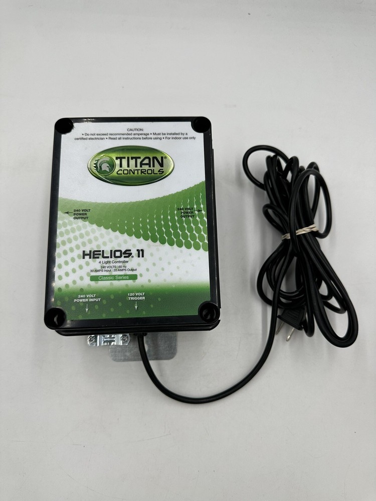 Titan Controls Helios 11  4 Light Controller 240V With Trigger Cable Garden