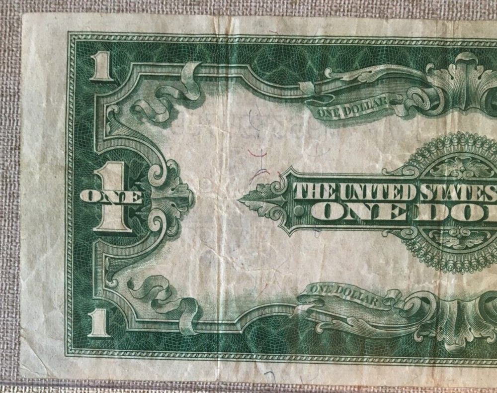 1923 $1 SILVER CERTIFICATE US LARGE NOTE, SPEELMAN/WHITE 9301