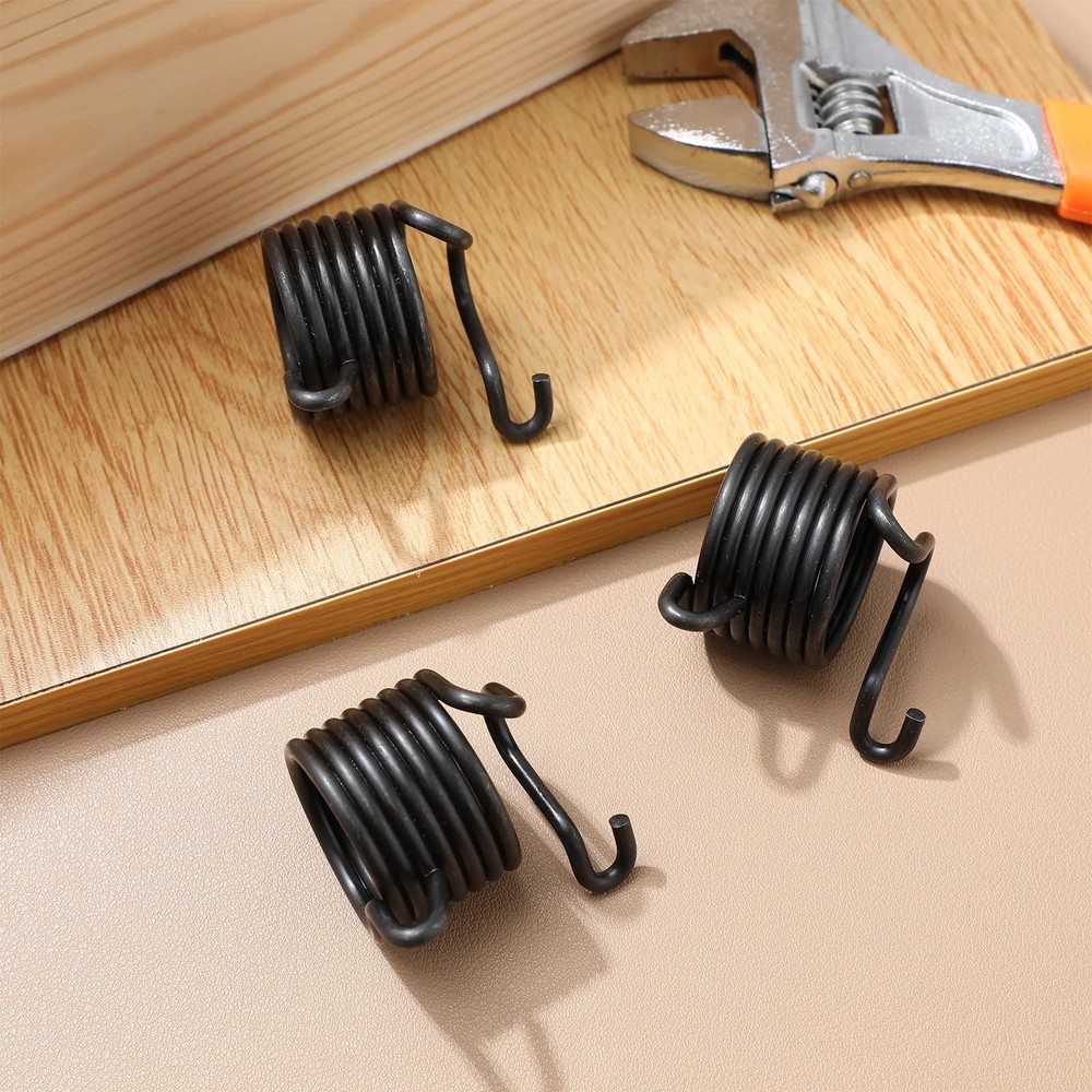 Garneck 6 Pcs Air Hammer Chisel Spring Set - Quick Release Retaining Black