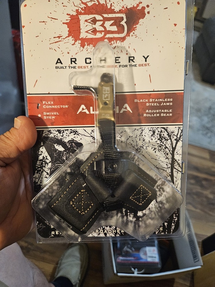 B3 Archery Alpha Desert Brown Release Aid with Flex Connector System
