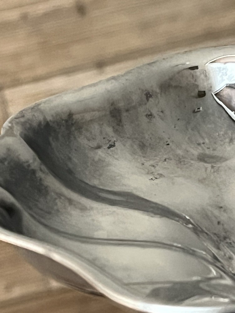 Vintage Canterbury Silver Plate Pedestal Dish Bowl Scalloped Relish Nuts Candy