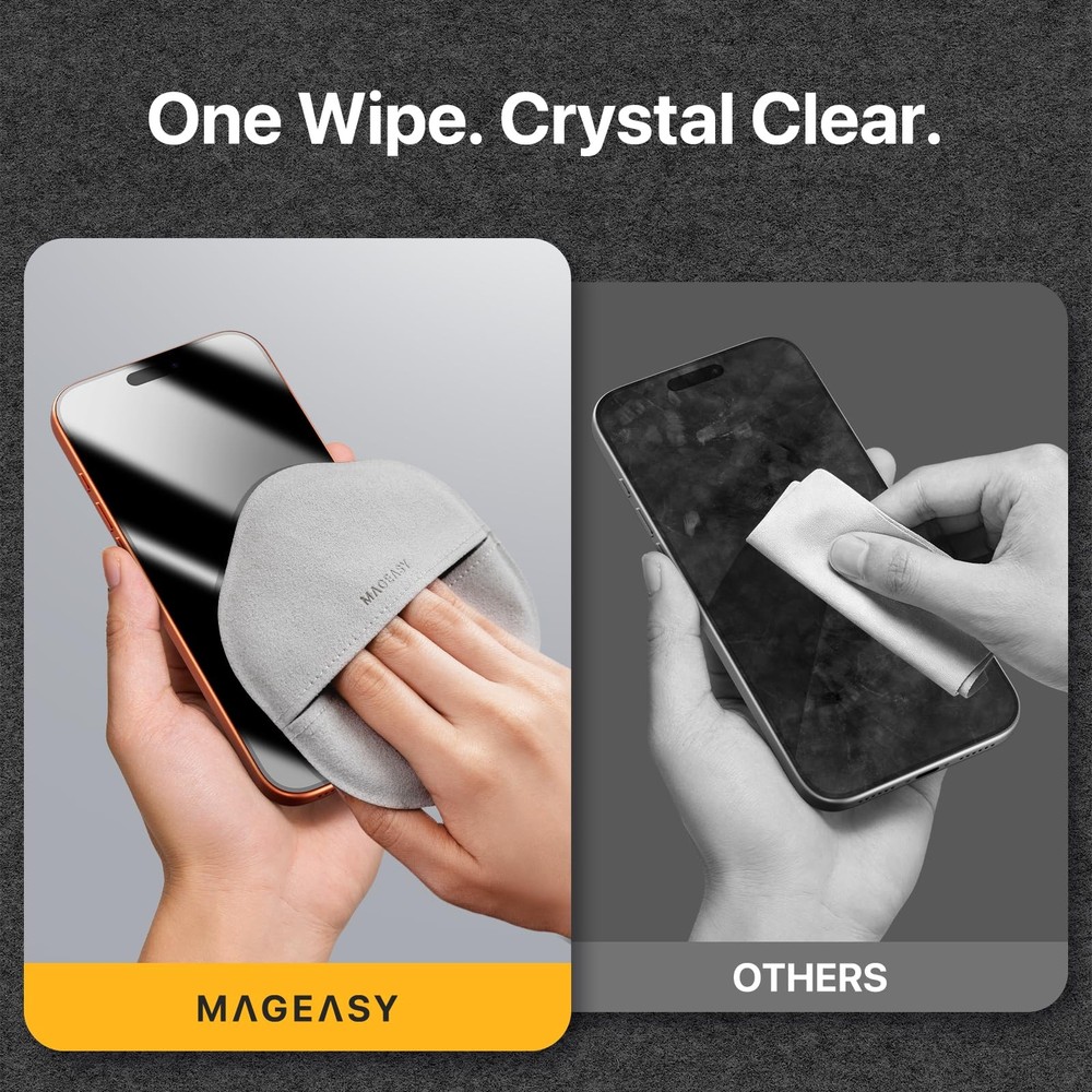 Microfiber Cleaning Cloth for Electronics, iPhone iPad MacBook, Car Screen Cl...