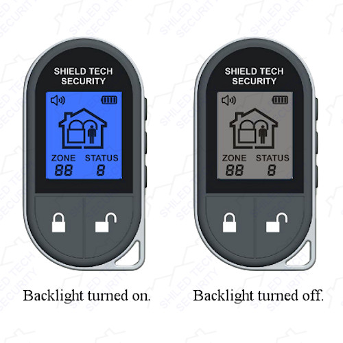 Wireless House Alarm Kit Security System Voice Prompt Backlit Screen US Plug FM