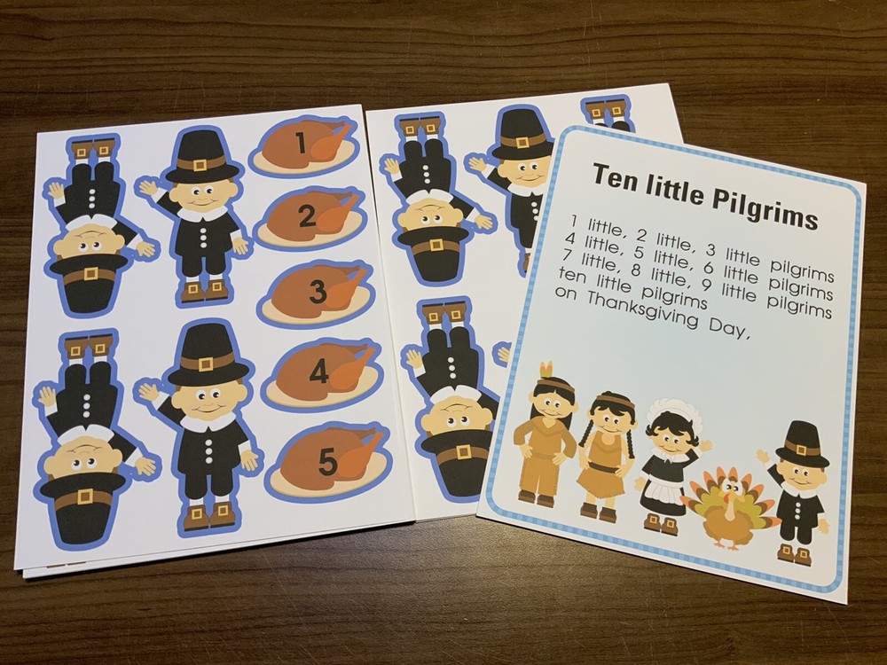 PIlgrams & Native Americans - THEMED Learning Activities Package- LAMINATED
