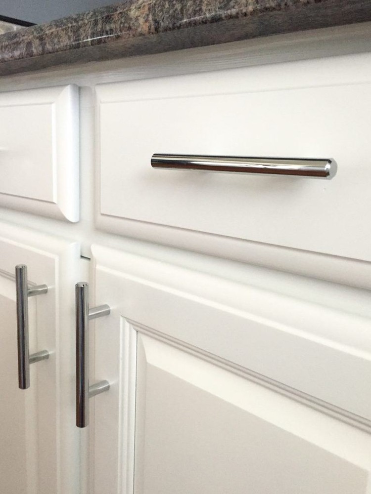 10-1/16" Builder's Program Steel Bar Pull Polished Chrome