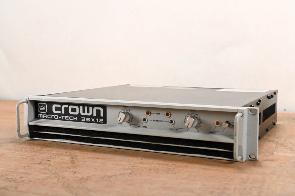 Crown Macro-Tech 36x12 2-Channel Power Amplifier CG01VR3