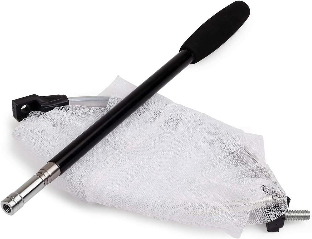 Foldable Insect Net with 10" Ring, 48" Telescopic Handle - Lightweight & Durable