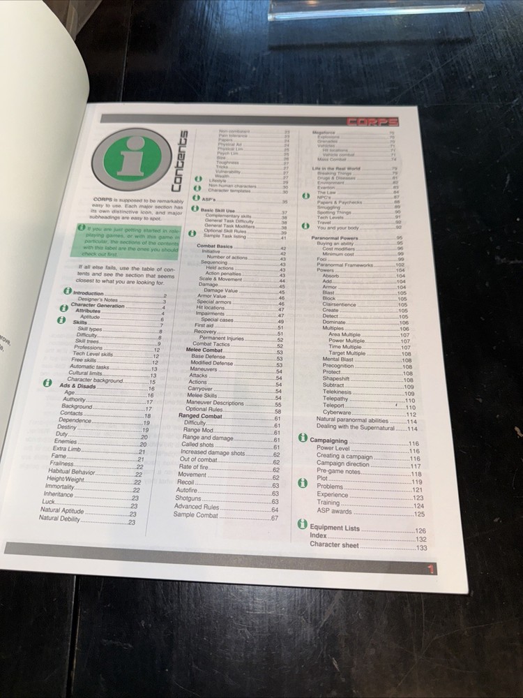 BTRC RPG Corps (2nd Ed) VG+