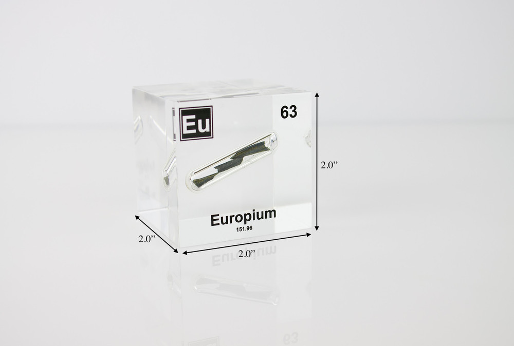 Europium Element Cube