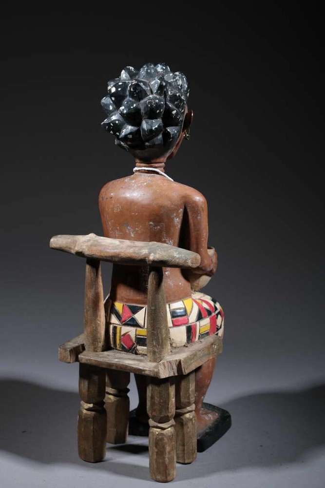 Art African Statue Attie 732