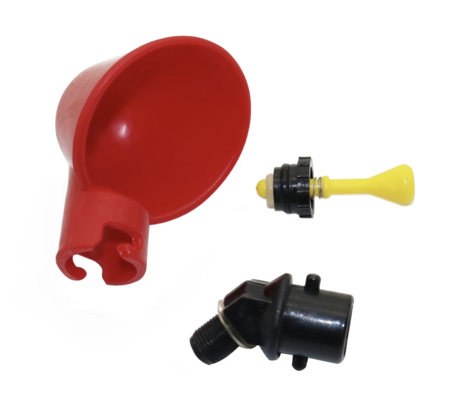 2Pcs Poultry Water Drinking Cups Chicken Hen Plastic Automatic Drinker Feeder