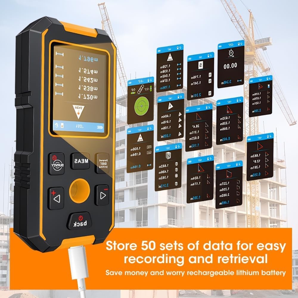 Noyafa Stud Finder Wall Scanner, 5-in-1 Wall Detector with Smart Sensor