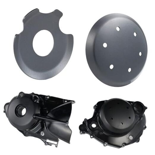 Engine Cover Compatible with TW200 Motorcycle Engine Clutch Ignition Case
