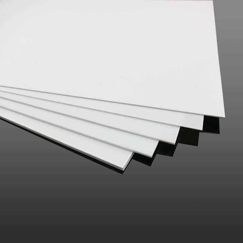 ABS Sheet Black / White Smooth Panel Acrylonitrile Butadiene Styrene Multi Sizes