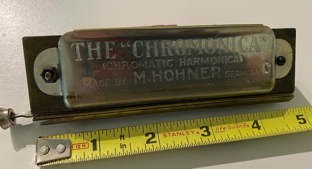 Vintage Chromonica 4 Chromatic Octaves Pro-Model HOHNER Harmonica Germany