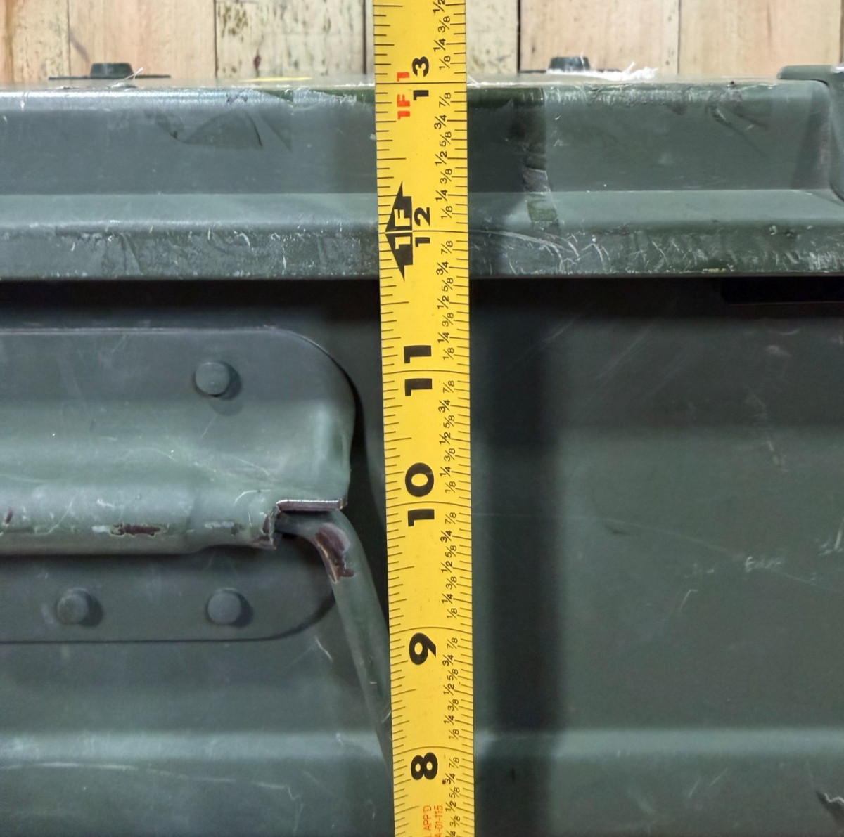 Zarges Metal K470 22.5x18x13.5" Military Surplus Storage Case Green
