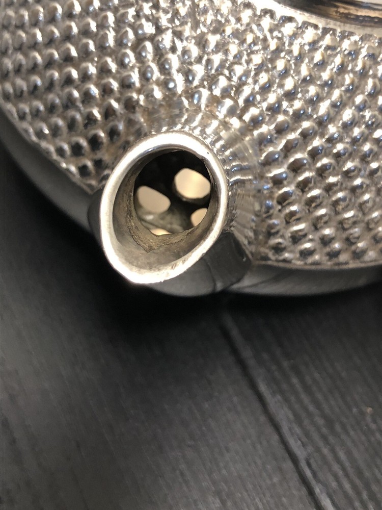 Vintage Silver Plated Tea Pot With Handle Made in India