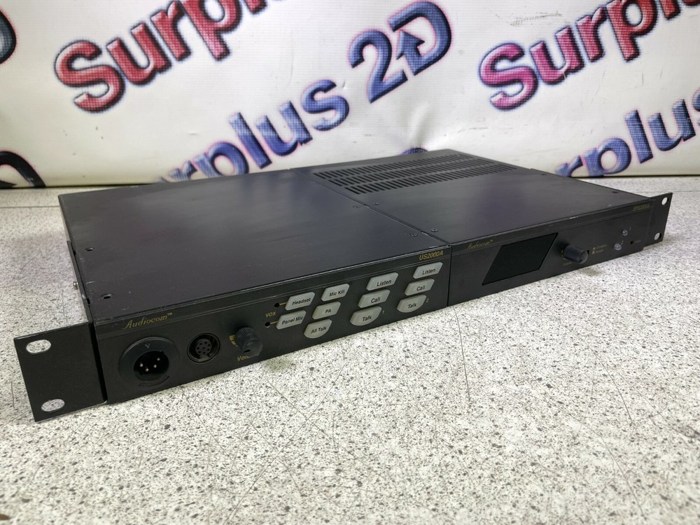 Telex Audiocom SPS2000A & US2000A Intercom Console