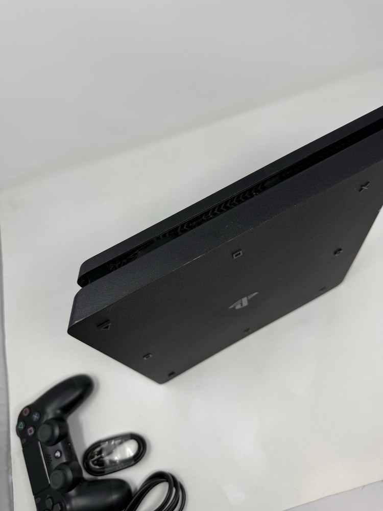 Sony PS4 Slim 1TB Console Bundle w/ Controller, HDMI, Cables + 2 Games Tested