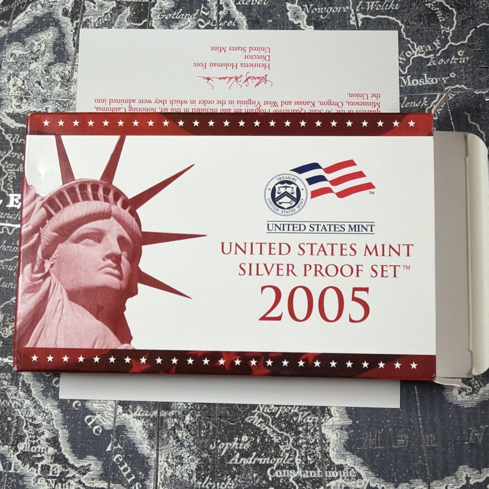 2005 US Mint Silver Proof Set w/OGP/COA