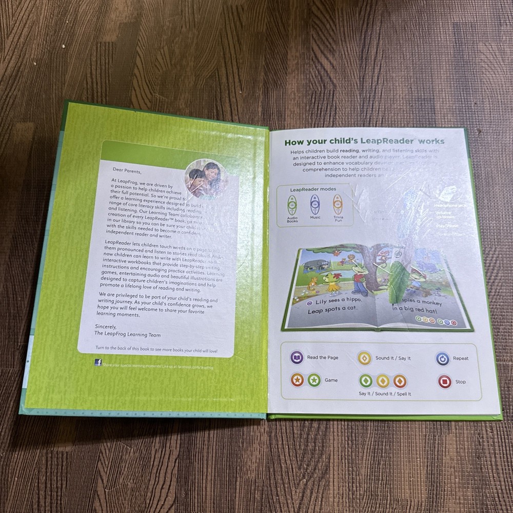 LeapFrog LeapReader book — READ. WRITE. LISTEN | LeapReader Activity Book