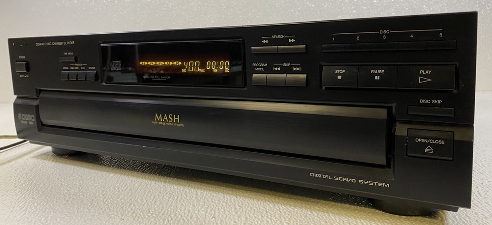 MASH Panasonic 5 Disk CD Changer Player Model SL-PD365 Tested