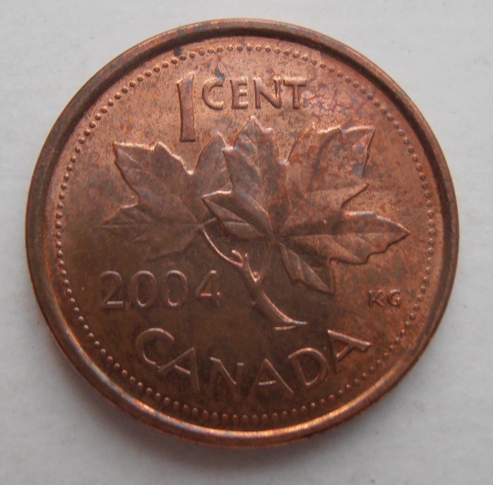 2004 CANADA 1 CENT UNCIRCULATED