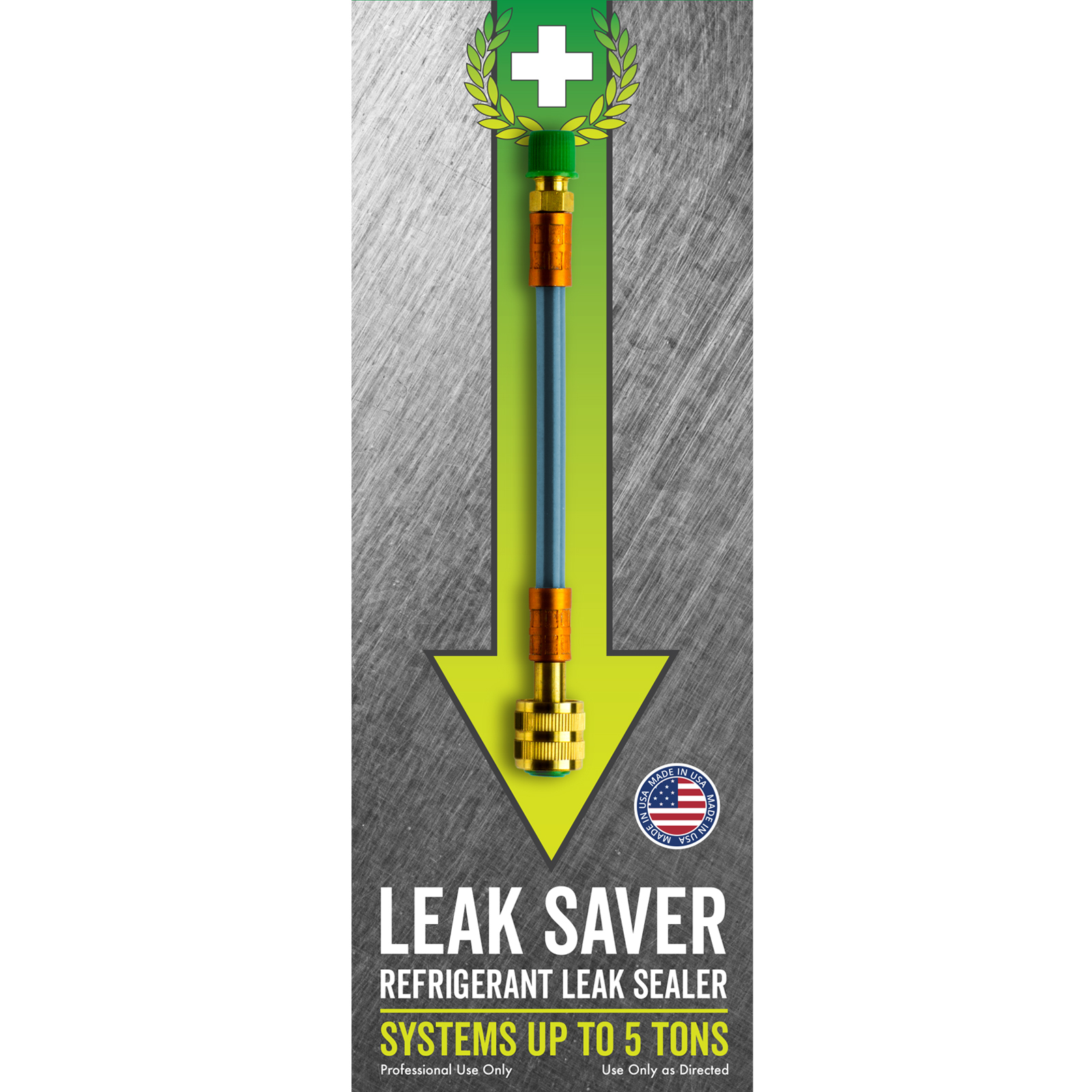 Leak Saver Direct Inject Refrigerant Leak Sealer for HVAC and Automotive Systems