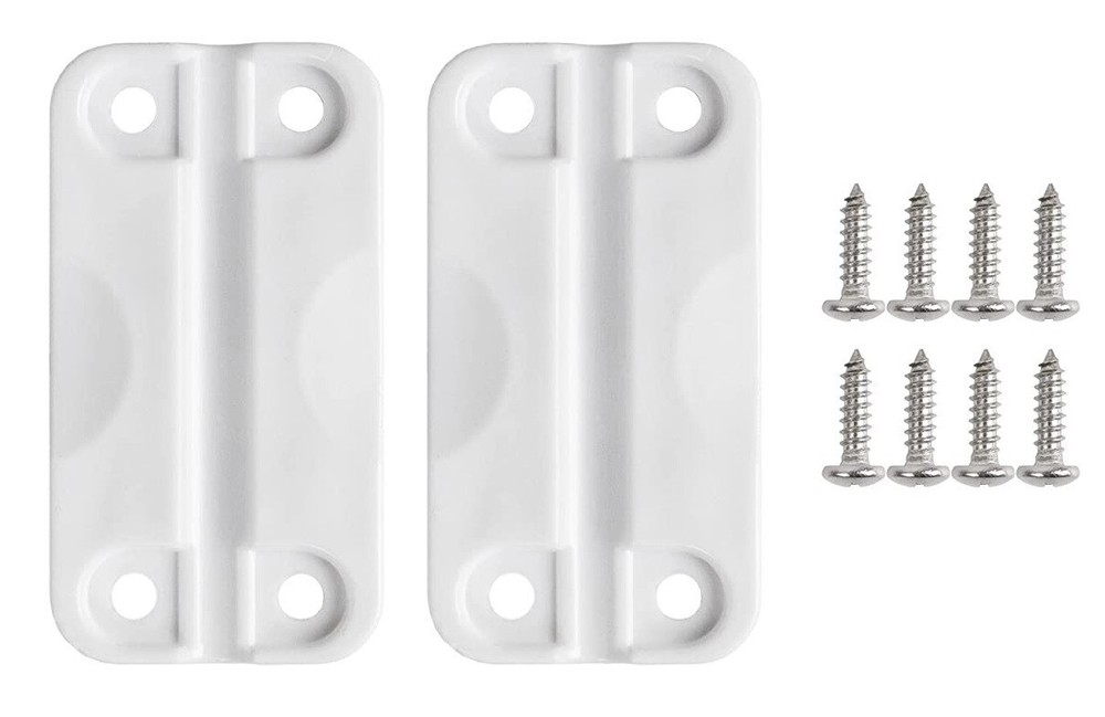 2 Pack Aftermarket Plastic Replacement Hinges for Igloo Cooler includes Screws