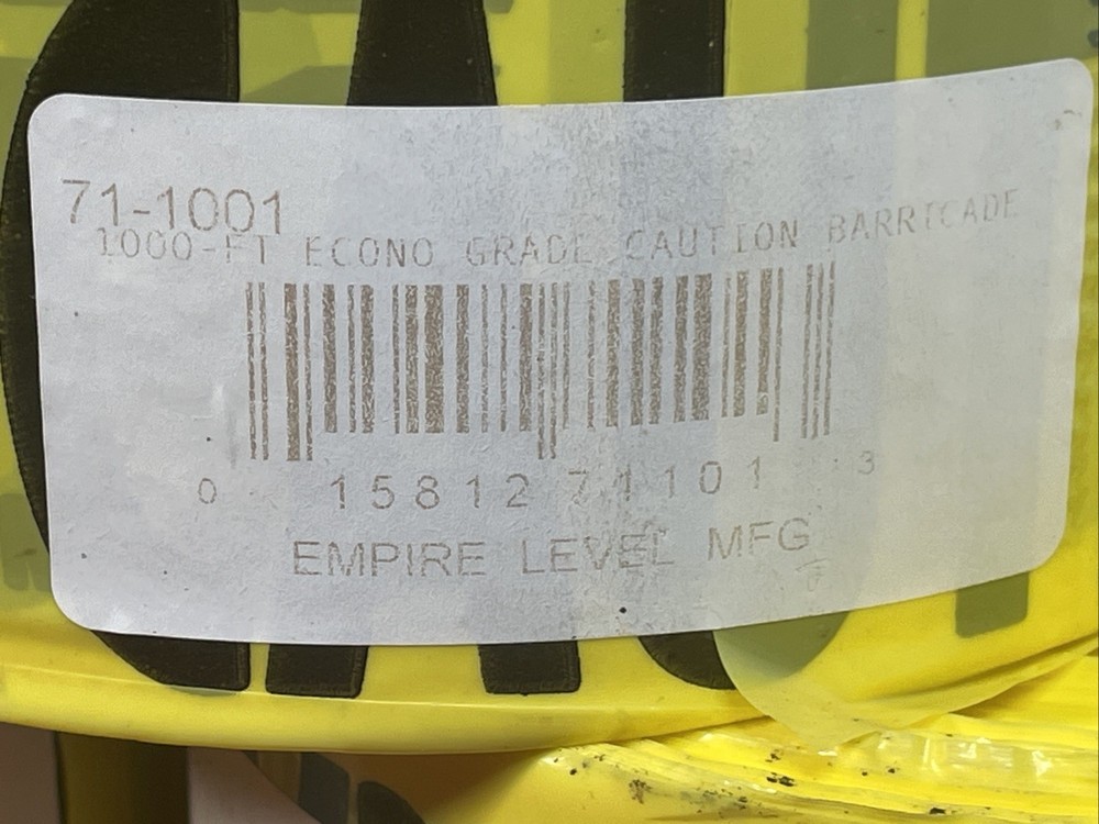 Caution Tape, plus Danger Tape, everything pictured