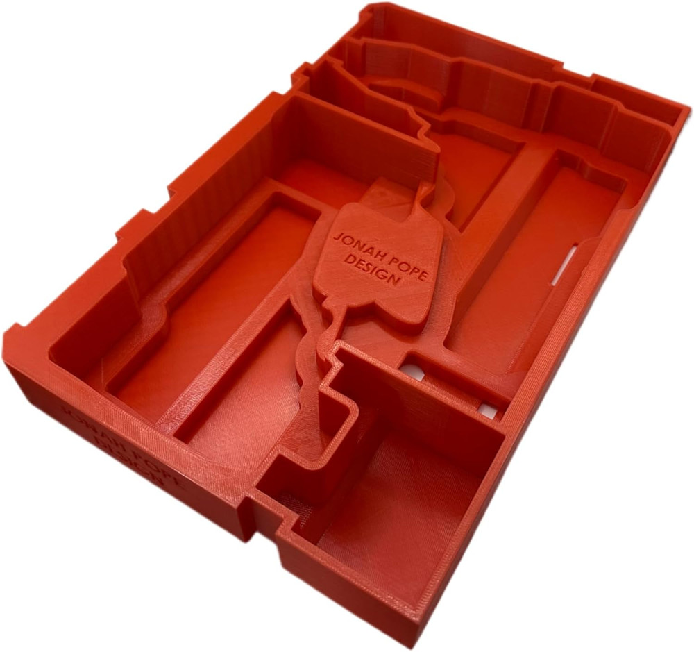 Milwaukee Packout Drawer 3D Printed Tool Insert - Red, Left Side Accessory