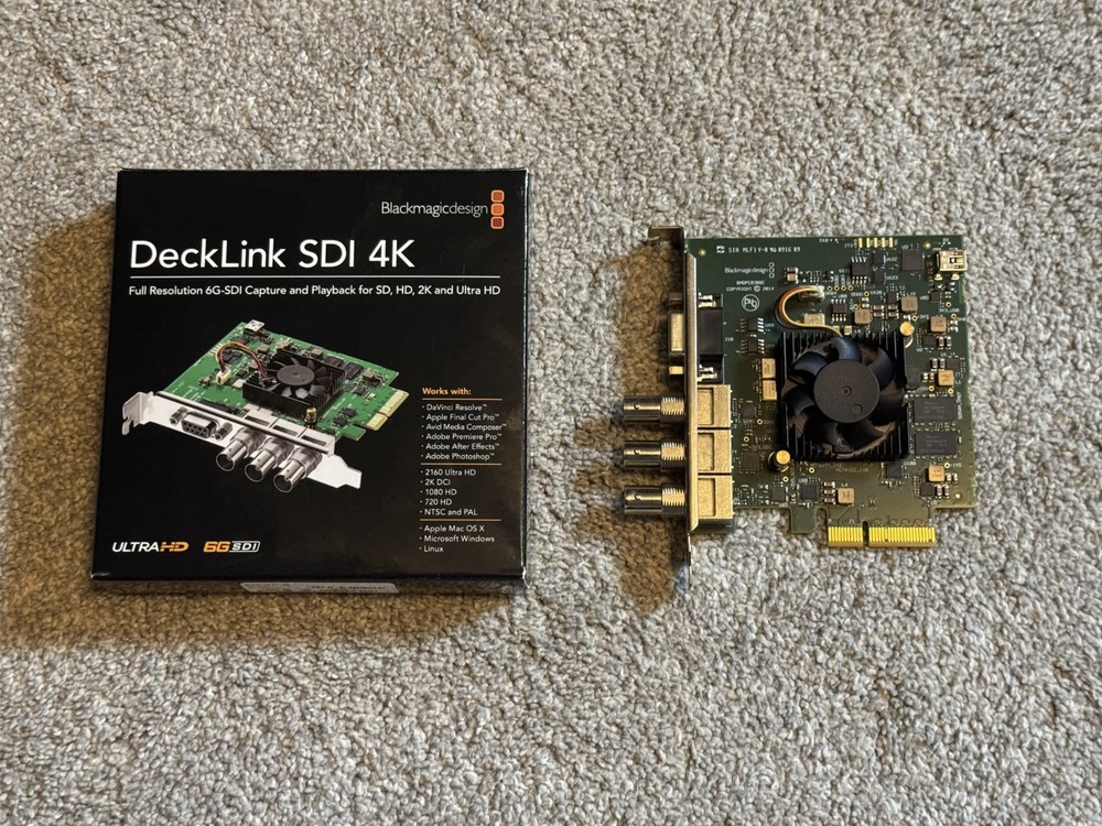 Blackmagic Design Decklink SDI 4K Capture & Playback Card